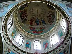 Роспись купола и светового барабана