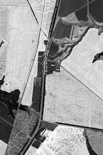 Спутниковая съёмка хутора Зоринские Дворы. 1970 год