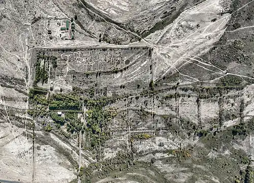 Аэрофотоснимок ботанического сада в 2023 году