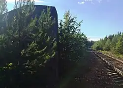 Бетонное сооружение неизвестного происхождения.