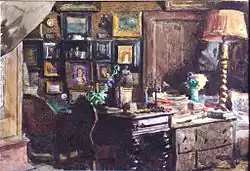 Интерьер квартиры художника.