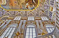 Иорданская лестница.Вид на восточную стену