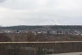 Вид на Йотовку с моста города Губкин