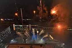 Салют в честь открытия реконструированного Культурного центра «Чулпан» (25 декабря 2020)