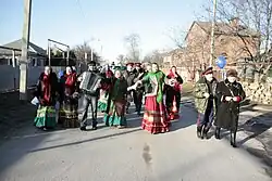 Праздник в Солёновской.