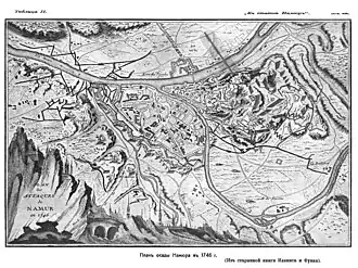 Карта из «Военной энциклопедии»