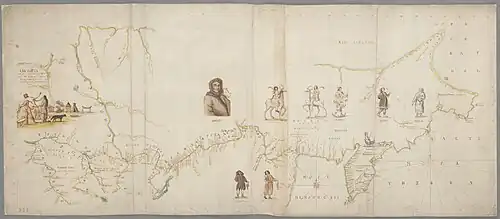 карта 1725-1730 годов