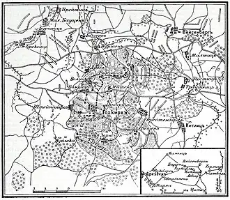 Схема битвы при Хохкирхе