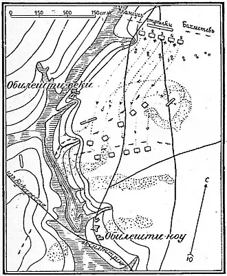 План битвы под Обилешти