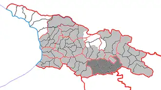 Квемо-Картли на карте