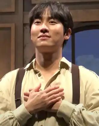 Квон Хва Ун в спектакле «Чайка» в 2023 году