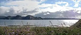 Вид на Кильдинский пролив с острова Кильдин