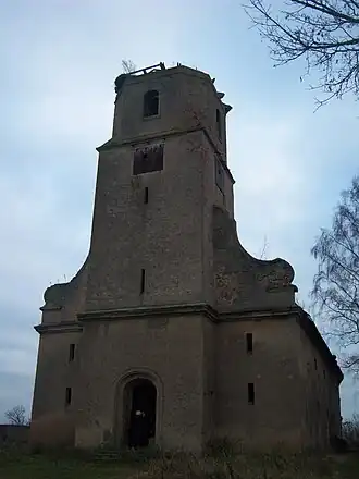 Кирха в пос. Новоколхозное до реставрации