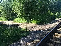 Вид остановочного пункта.