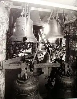 Звонница Спасской башни, 1900-е гг. (из книги Бартенева С. П., 1912 г.)