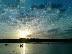 Вид на Городской остров с Комсомольской набережной