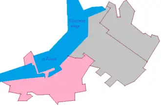 Комсомольский район на карте