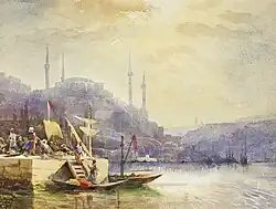 «Разгрузка лодки на Босфоре», 1872-1877 гг. Частная коллекция