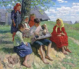 Концерт на гусляхН.П. Богданов-Бельский (1868—1945)