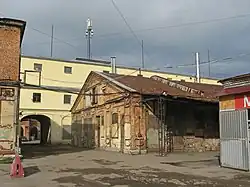 Один из экипажных сараев.