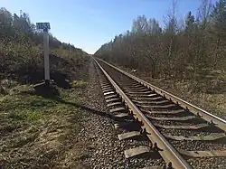 Вид в сторону ст. Кузнечное.