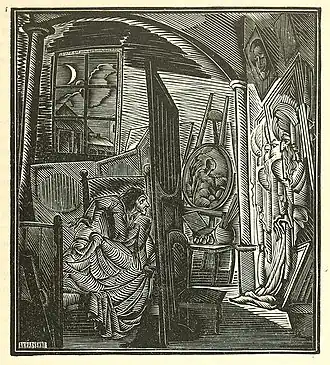 Явление старика Чартковуна иллюстрации Алексея Кравченко