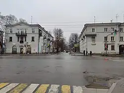 Вид от Большеохтинского проспекта