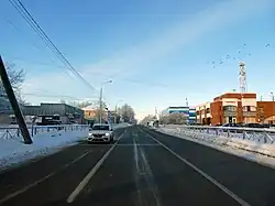 Вид от проспекта Ленина на запад