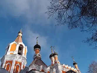 Купола Церкви Николая Чудотворца в Солнечногорске на улице Красной