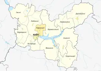 Куренецкий сельсовет на карте