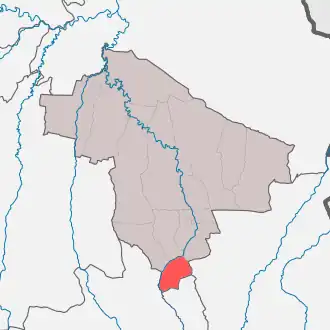 Эникалинское сельское поселение на карте