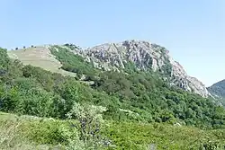 Вид на Куш-Кая с горы Парагильмен