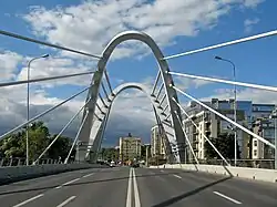 Вид на Спортивную улицу с Лазаревского моста