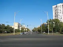 начало Лесного проспекта, примыкание к Братиславской улице