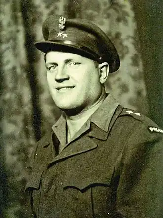 Йохан Леченич в военной форме Армии Крайовой