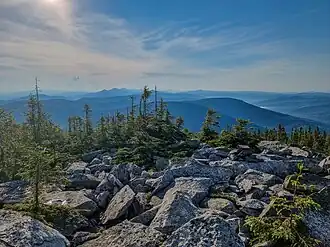 Вид с вершины горы