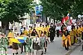 Шествие участников фестиваля «Полесское лето с фольклором» 2010