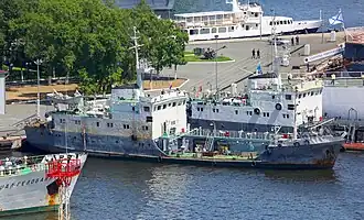 МВТ-17 и МВТ-15 проекта 18444 «Каир» во Владивостоке, 18 июля 2016 года