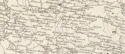 На Большой карте Российской Империи для Наполеона, 1812 г.