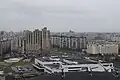 «Хоккейный город» (на переднем плане), Российский проспект (на дальнем плане справа)