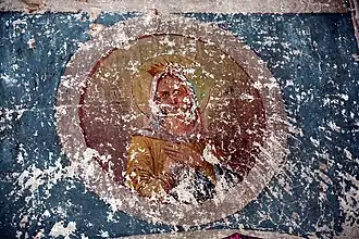 Мягков Т.Е. Роспись из церкви Космы и Дамиана. Святая Варвара, Ледедянь