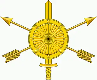 Малая эмблема Ракетных войск стратегического назначения ВС России