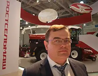 Мальцев В. В. (Агросалон-2018. Стенд Ростсельмаша)