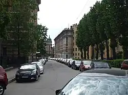 Мариинский проезд, вид в сторону Кирочной