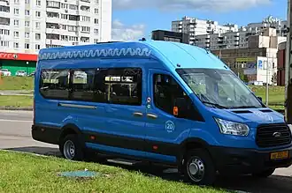 Ford Transit FBD предприятия ООО «Таксомоторный парк № 20», 2016 год