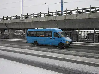 Луидор-223206 (MB Sprinter Classic) на маршруте № 577 (маршрутка Новой Москвы) на Профсоюзной улице города Москвы, 2023