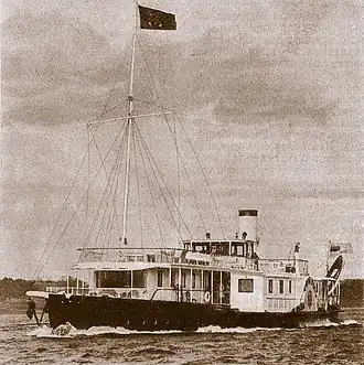 Фото парохода из журнала «Нива» № 24 за 1913 год