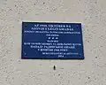 Мемориальная доска в память погибших в 1944 году