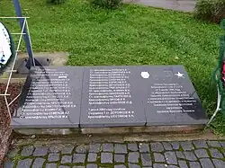 Мемориальная доска погибшим матросам КЛ-12.