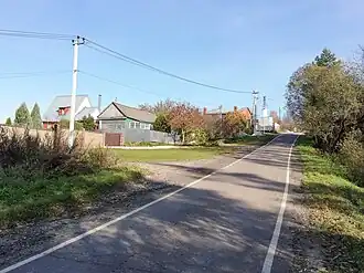 дорога в деревне